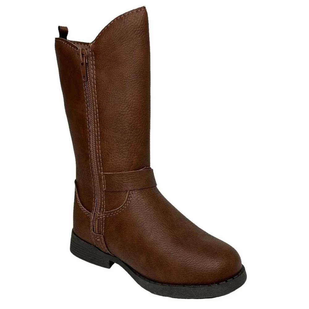 OshKosh BGosh Little Girl's Fashion Tall Boots Size 12‎ Brown